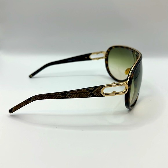 JIMMY CHOO PROTEA UNISEX SUNGLASSES! Havana Gold/Brown! In Excellent Condition! - Picture 7 of 11